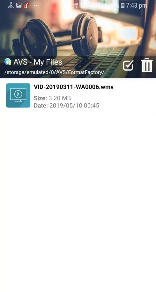 Capturas de pantalla de AVS