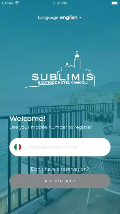 Sublimis Hotel Camogli স্ক্রিনশট