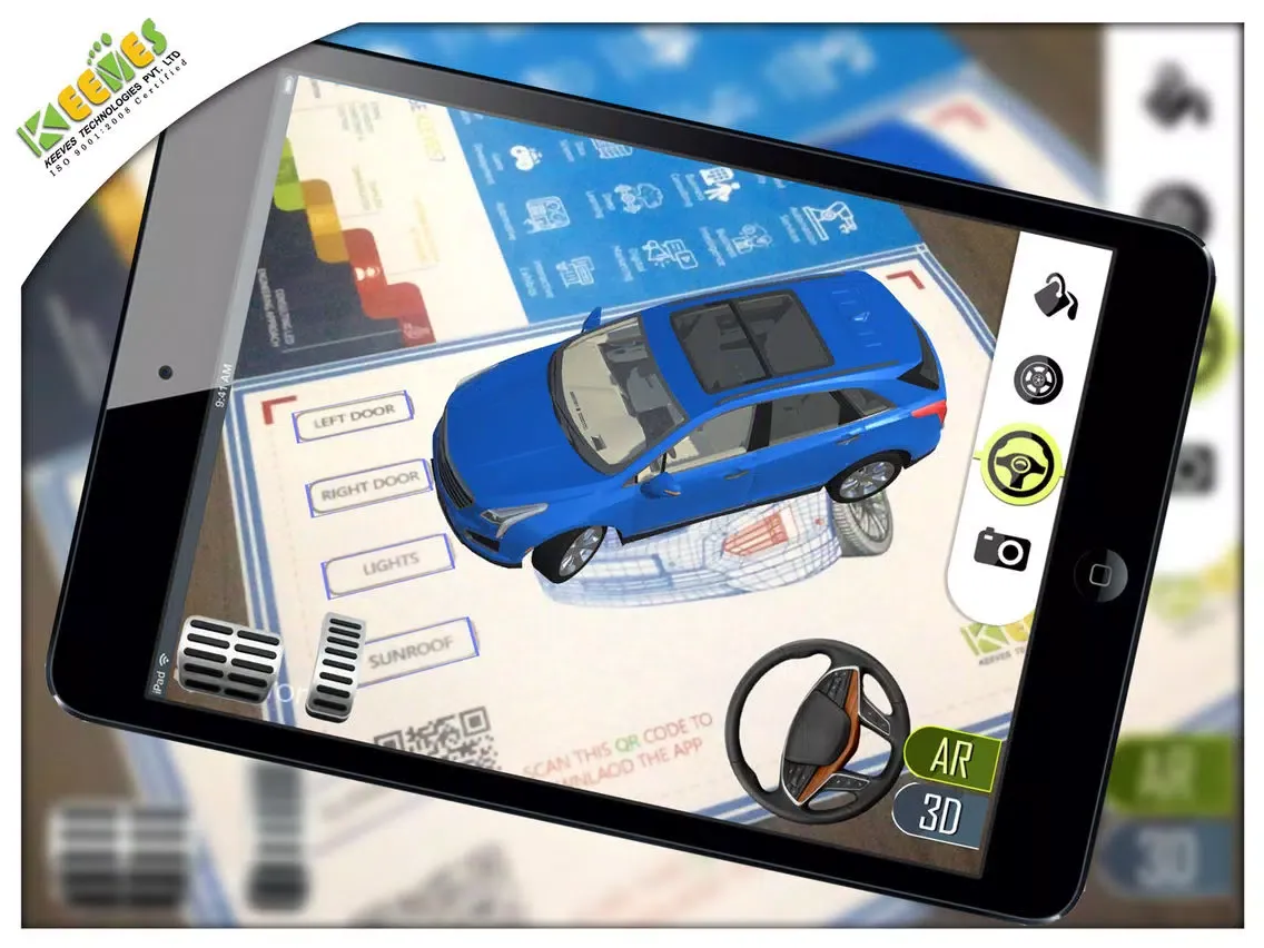 Скриншоты Augmented Car Simulator iPad 