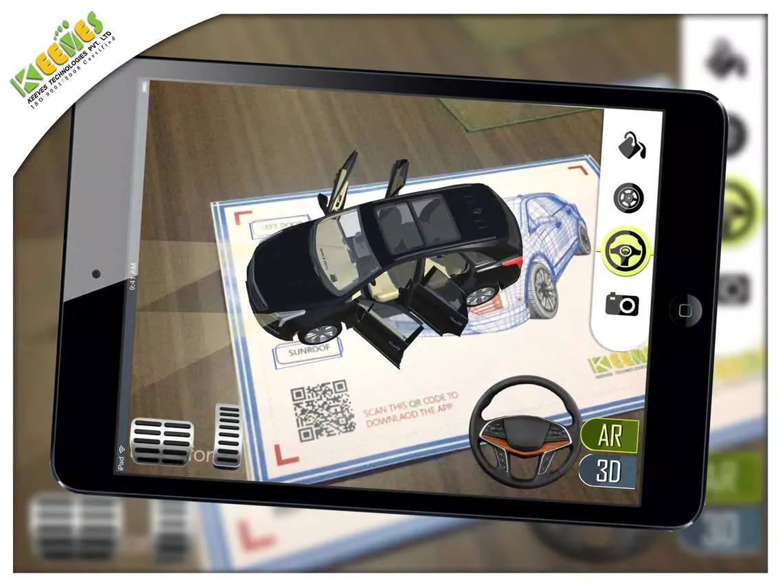 Скриншоты Augmented Car Simulator iPad 