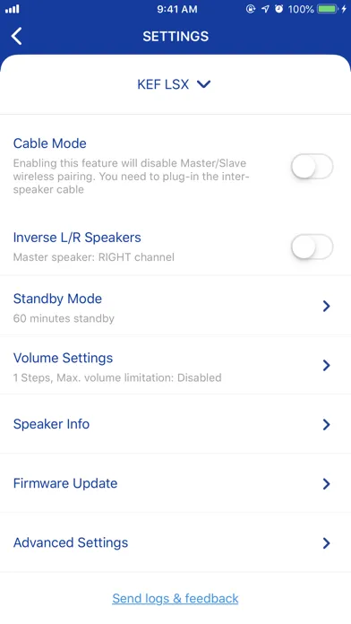 KEF Control سکرین شاٹس