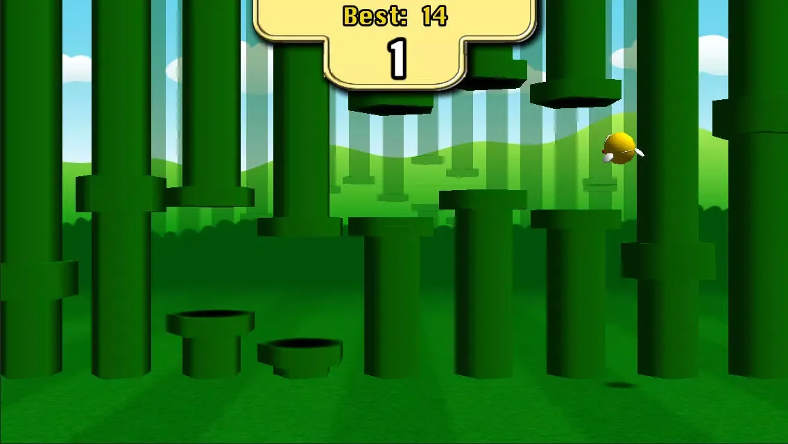 Capturas de tela do Flippy-Flappy LITE