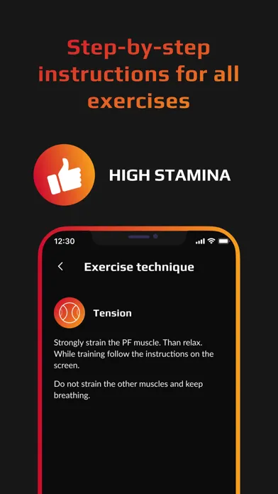 Tangkapan layar Kegel men - exercises
