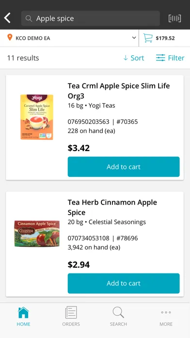 Скриншоты CONNECT Retailer