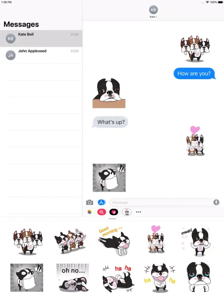 Animated Boston Terrier 1 iPad  Screenshots