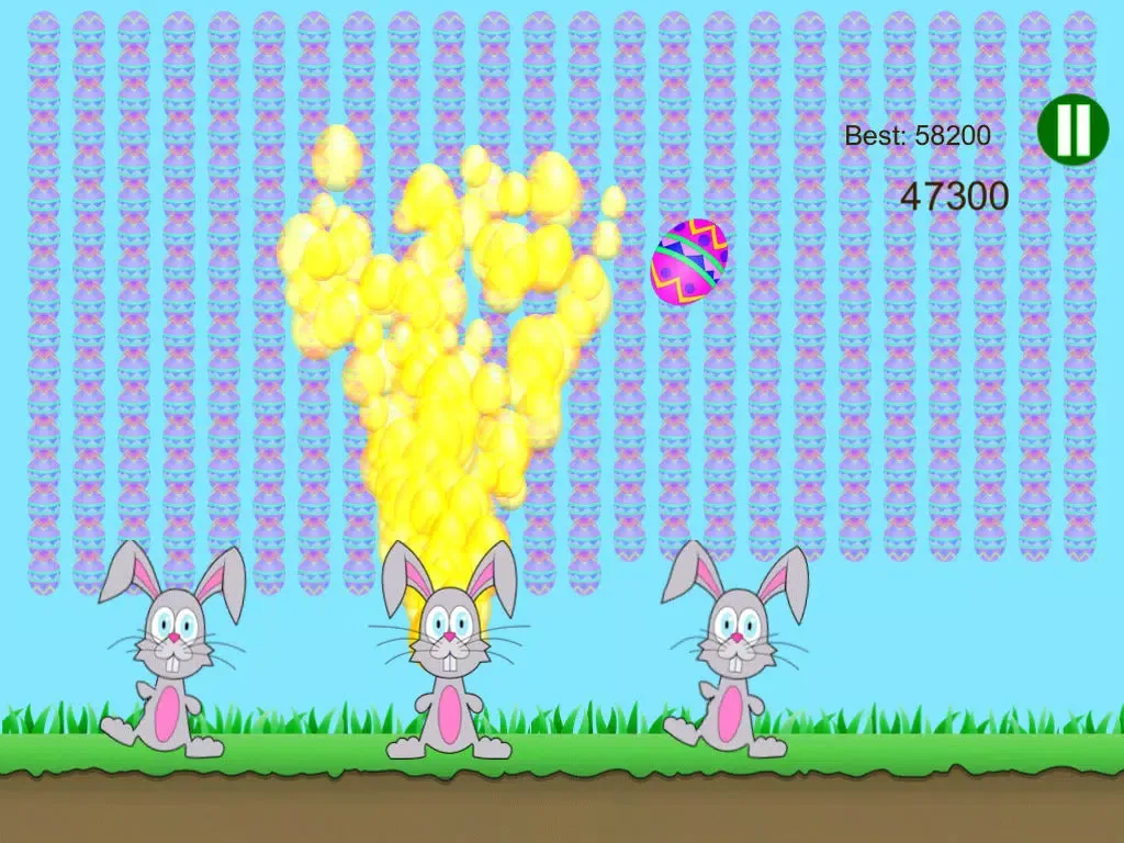 ภาพหน้าจอของ Bunny Jump - Easter Egg Catching Fun! iPad 