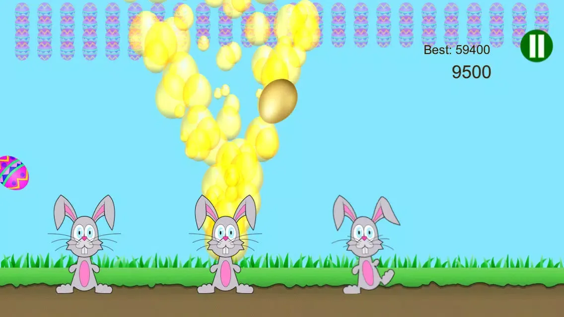 ภาพหน้าจอของ Bunny Jump - Easter Egg Catching Fun!