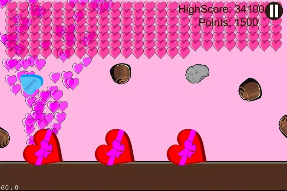 Tangkapan layar Candy Box - Valentine Action Game
