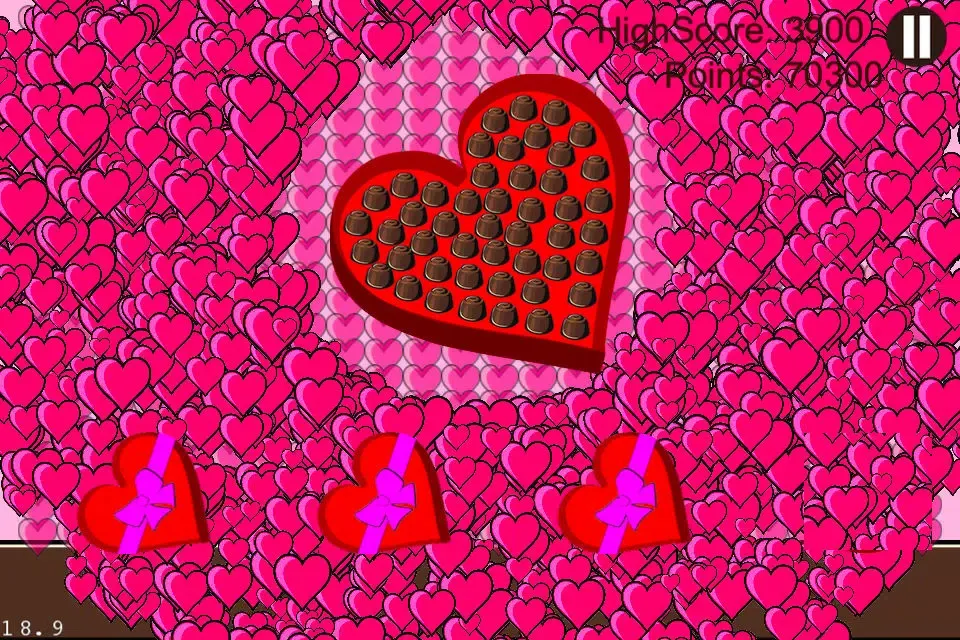 Tangkapan layar Candy Box - Valentine Action Game