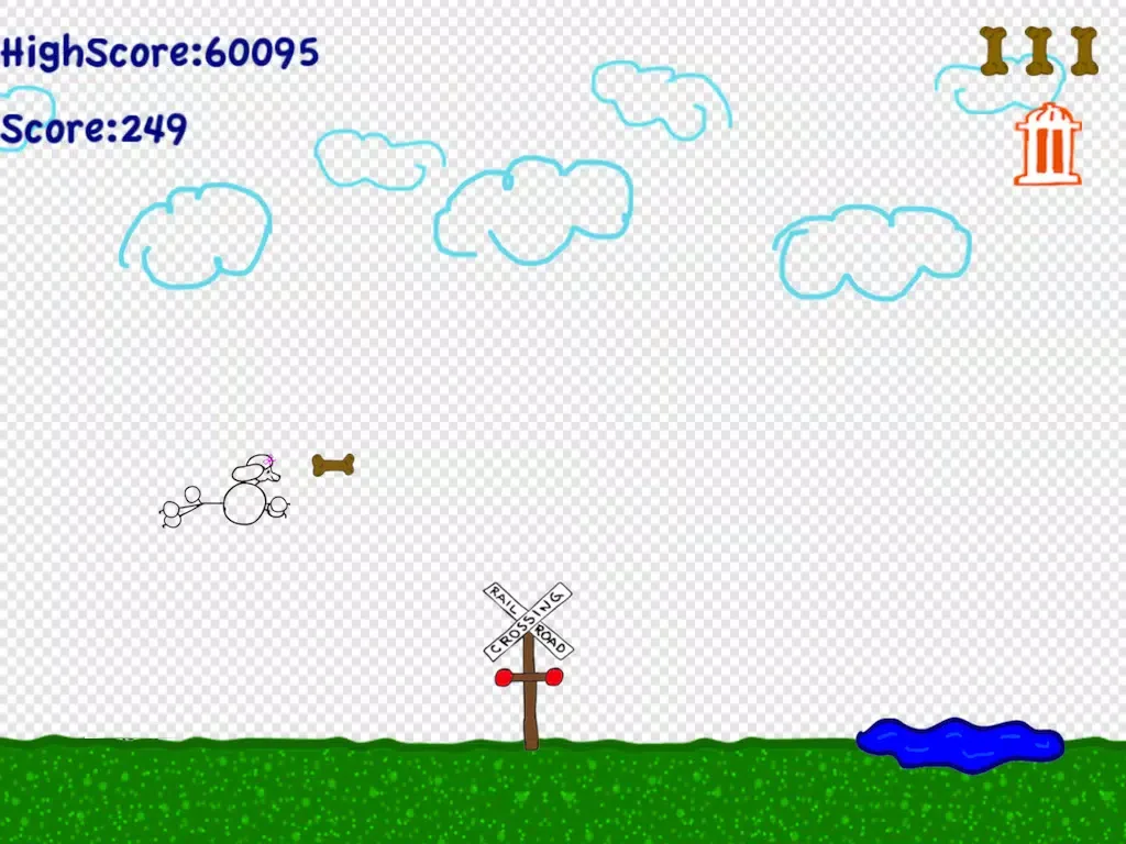 Poodle Sprint - Fun Doodle Endless Run Game iPad  Ekran Görüntüleri
