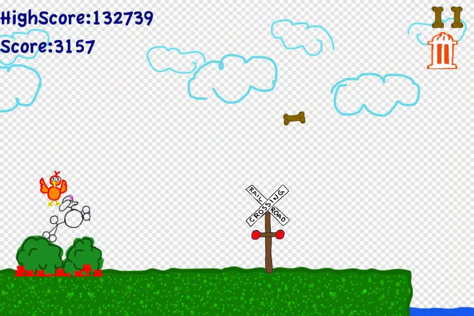 Poodle Sprint - Fun Doodle Endless Run Game Ekran Görüntüleri