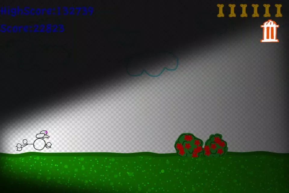 Poodle Sprint - Fun Doodle Endless Run Game Ekran Görüntüleri