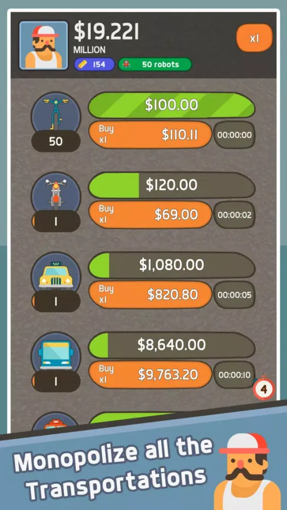 تصاویر Idle Taxi Capitalist Tycoon