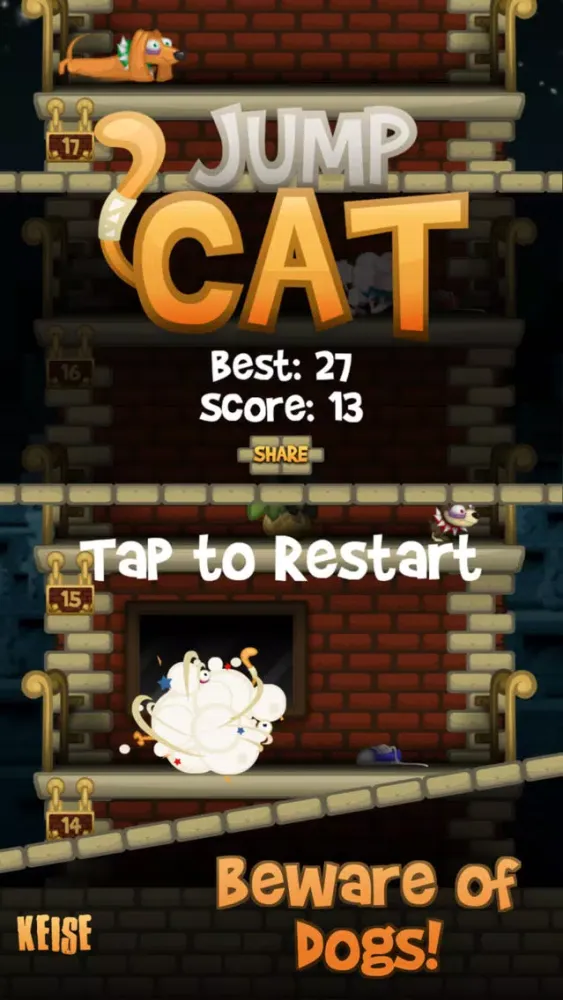 Jump Cat: The Jumping Kitten سکرین شاٹس