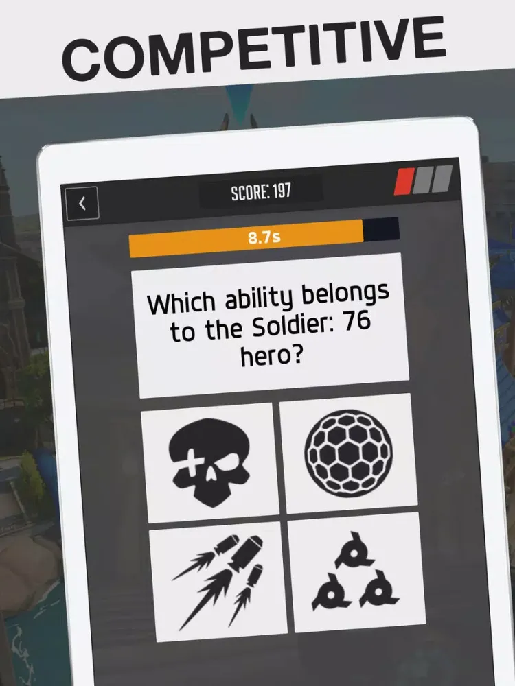 OverQuiz: Quiz for Overwatch iPad 应用截图