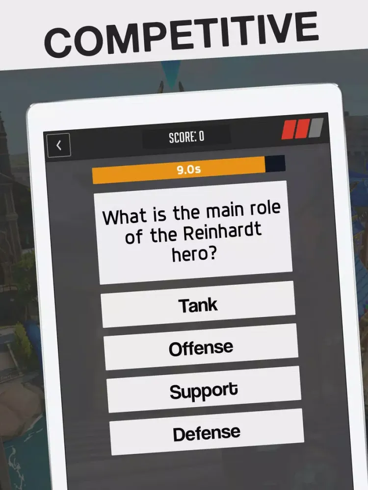 OverQuiz: Quiz for Overwatch iPad 应用截图