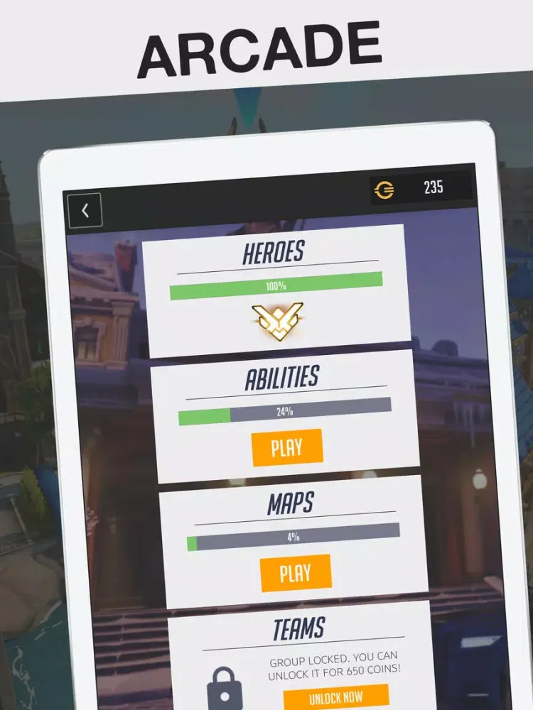 OverQuiz: Quiz for Overwatch iPad 应用截图