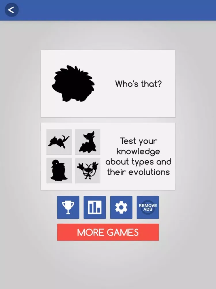 Ảnh chụp màn hình của PokéQuiz: Quiz for Pokémon iPad 