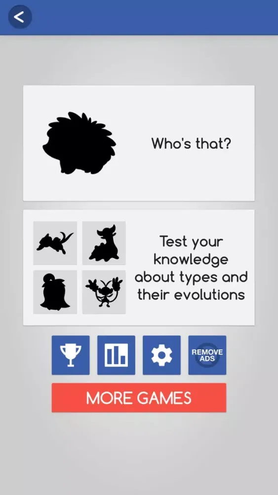 Ảnh chụp màn hình của PokéQuiz: Quiz for Pokémon