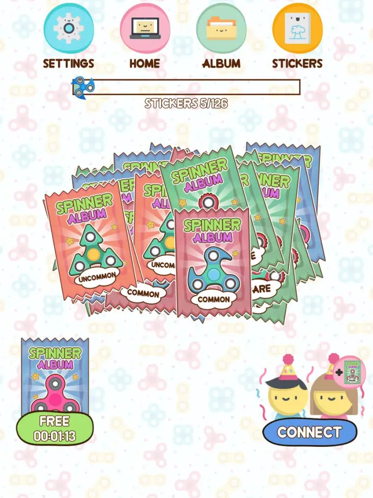 Ảnh chụp màn hình của Spinner Album - Sticker Book iPad 