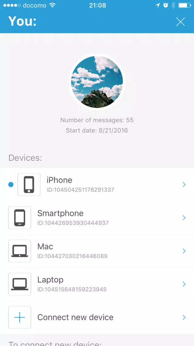 Screenshot di Push - Messaging App for Your Devices