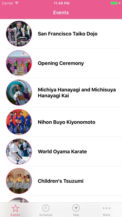 NCCBF: Festival Guide App Screenshots