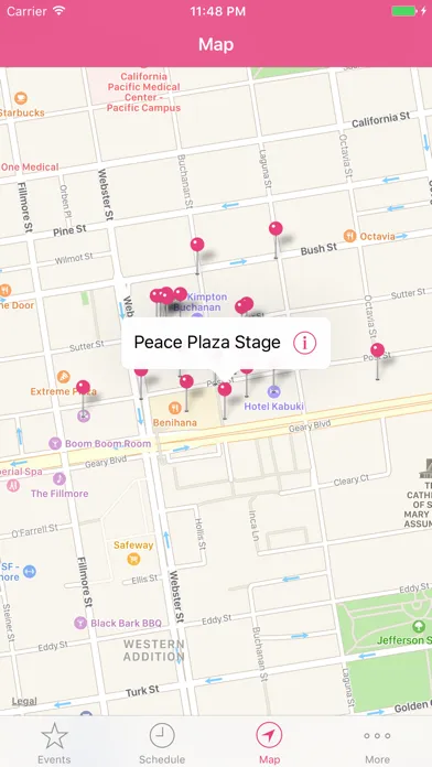 NCCBF: Festival Guide App Screenshots