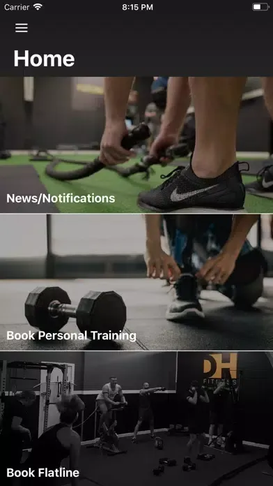 DH Fitness Ekran Görüntüleri