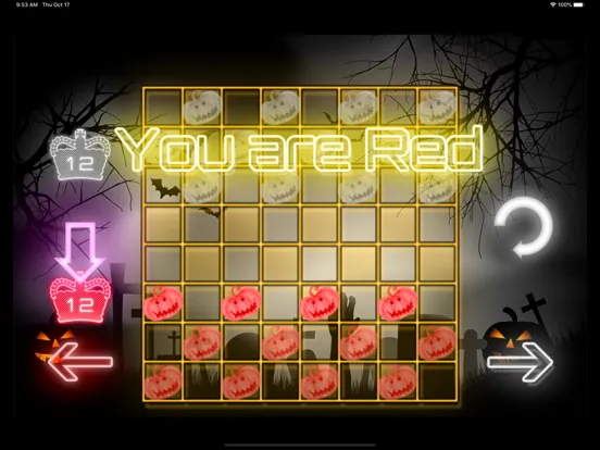 Halloween Checkers iPad  Screenshots