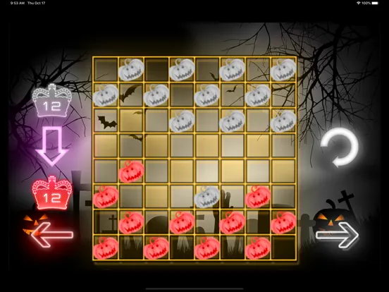 Halloween Checkers iPad  Screenshots
