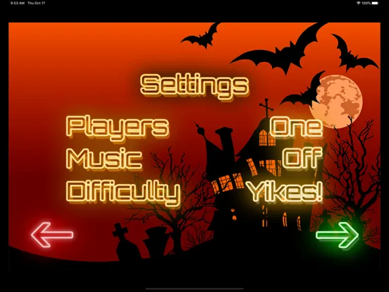 Halloween Checkers iPad  Screenshots