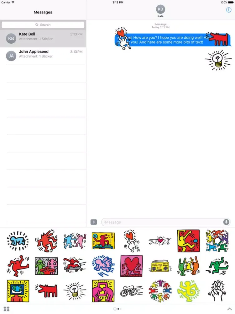 Keith Haring by Stickapax™ iPad  سکرین شاٹس