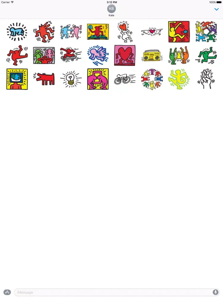 Keith Haring by Stickapax™ iPad  سکرین شاٹس