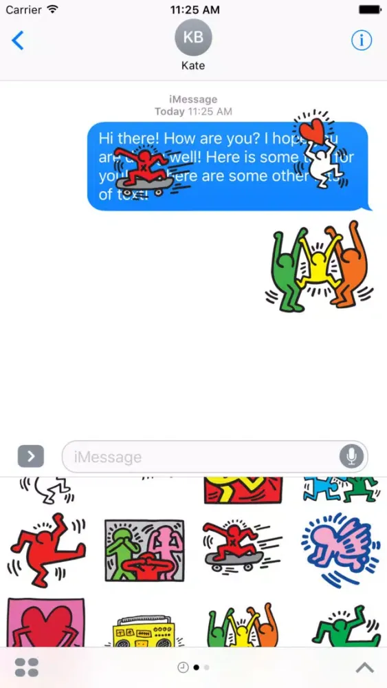 Keith Haring by Stickapax™ سکرین شاٹس