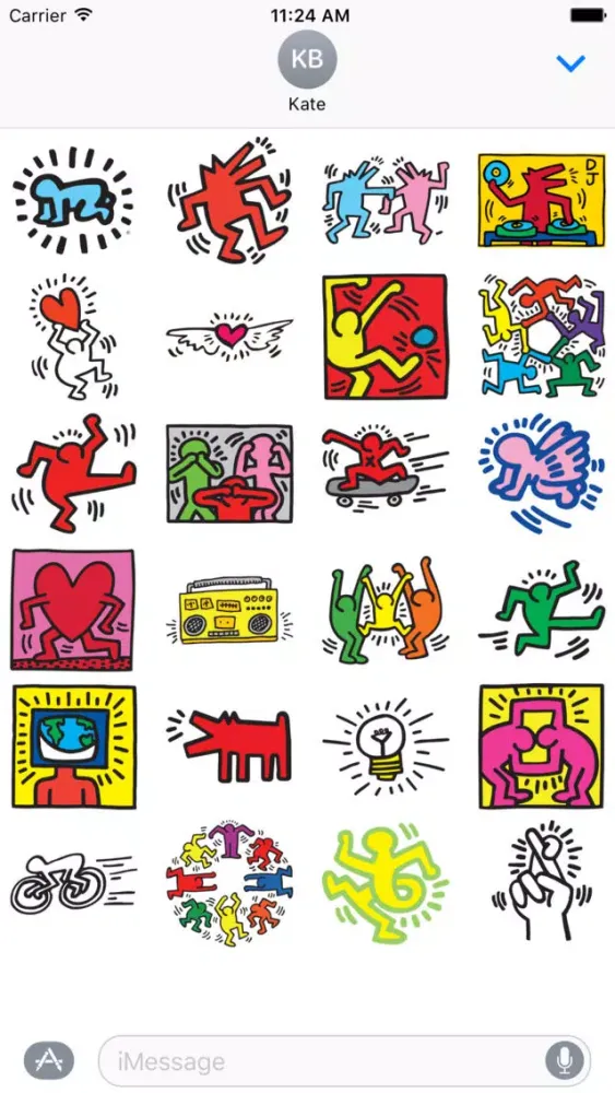Keith Haring by Stickapax™ سکرین شاٹس