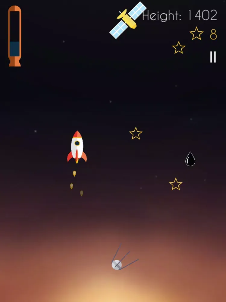 Ảnh chụp màn hình của Rocket Space Launch iPad 