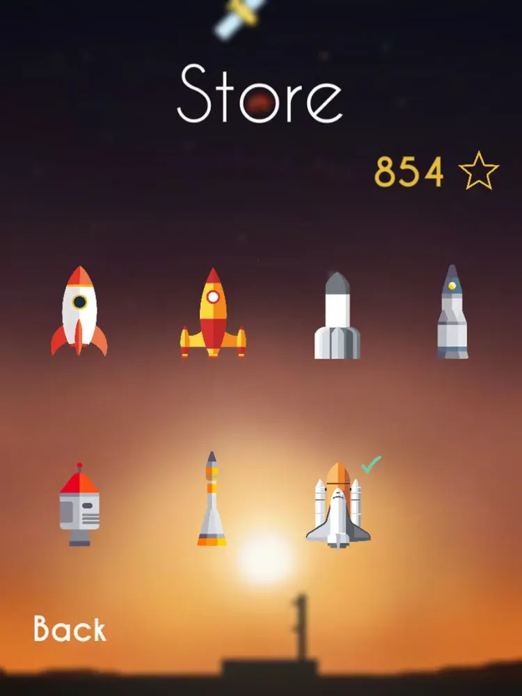 Ảnh chụp màn hình của Rocket Space Launch iPad 