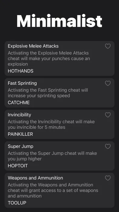All Cheats for GTA 5 (V) Ekran Görüntüleri