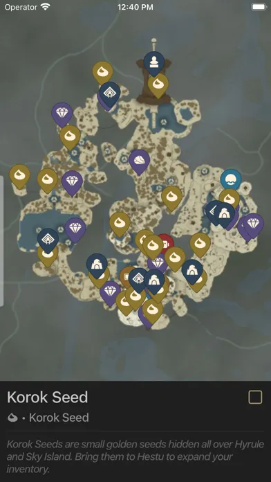 Captures d'écran de Map for Tears of the Kingdom