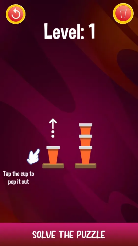Stacky Cup Sort Puzzle स्क्रीनशॉट