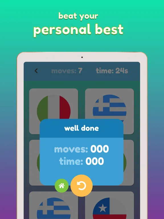 Zrzuty ekranu Flippy Card iPad 