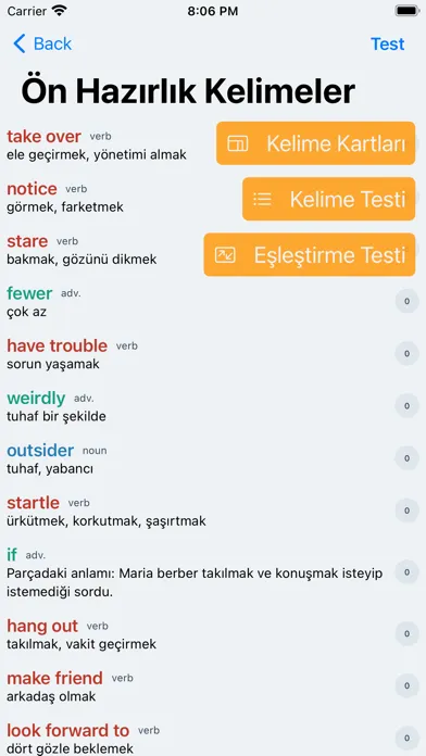 Yds Vocabulary - Yds Kelime 스크린샷