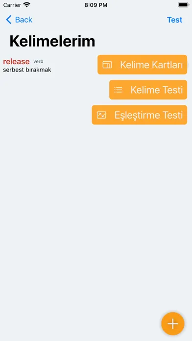 Yds Vocabulary - Yds Kelime 스크린샷