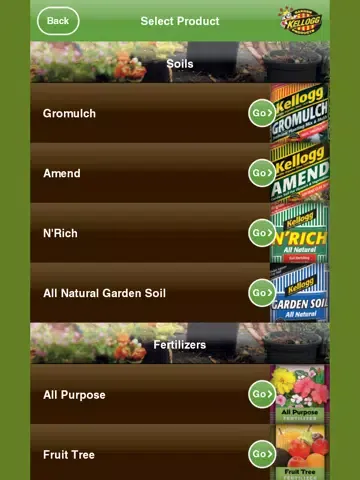 Screenshot di Kellogg Garden Products Soil Calculator and Project Guide iPad 