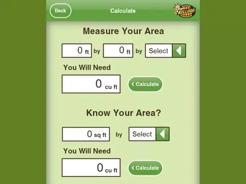 Screenshot di Kellogg Garden Products Soil Calculator and Project Guide iPad 