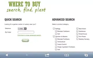 Screenshot di Kellogg Garden Products Soil Calculator and Project Guide