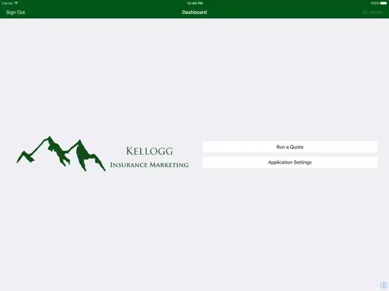 Kellogg Quoting Tool iPad  스크린샷