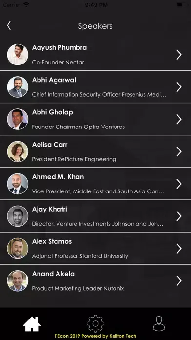 Screenshot di TiEcon 2019