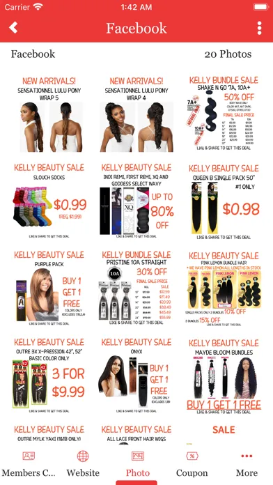 ภาพหน้าจอของ kelly beauty