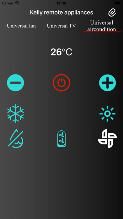 Tangkapan layar Kelly remote appliances
